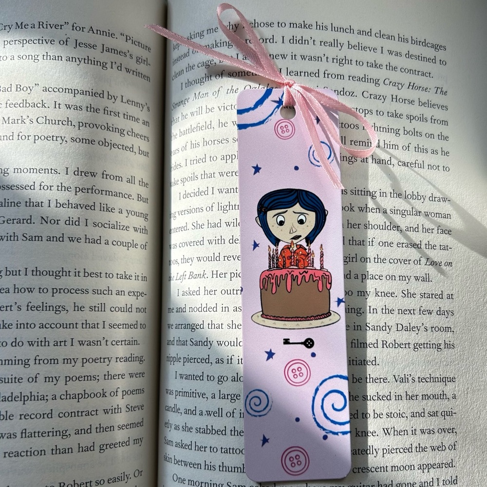 Coraline bookmark
